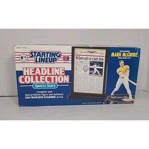 Vintage 1993 Starting Lineup Headline Collection Mark McGwire Oakland A’s